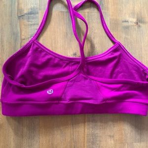 Lululemon bra in purple.